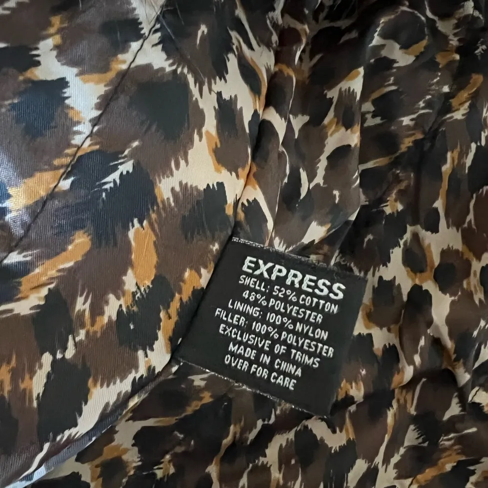 EXPRESS Vintage  Penny Lane faux fur denim coat - Image 3