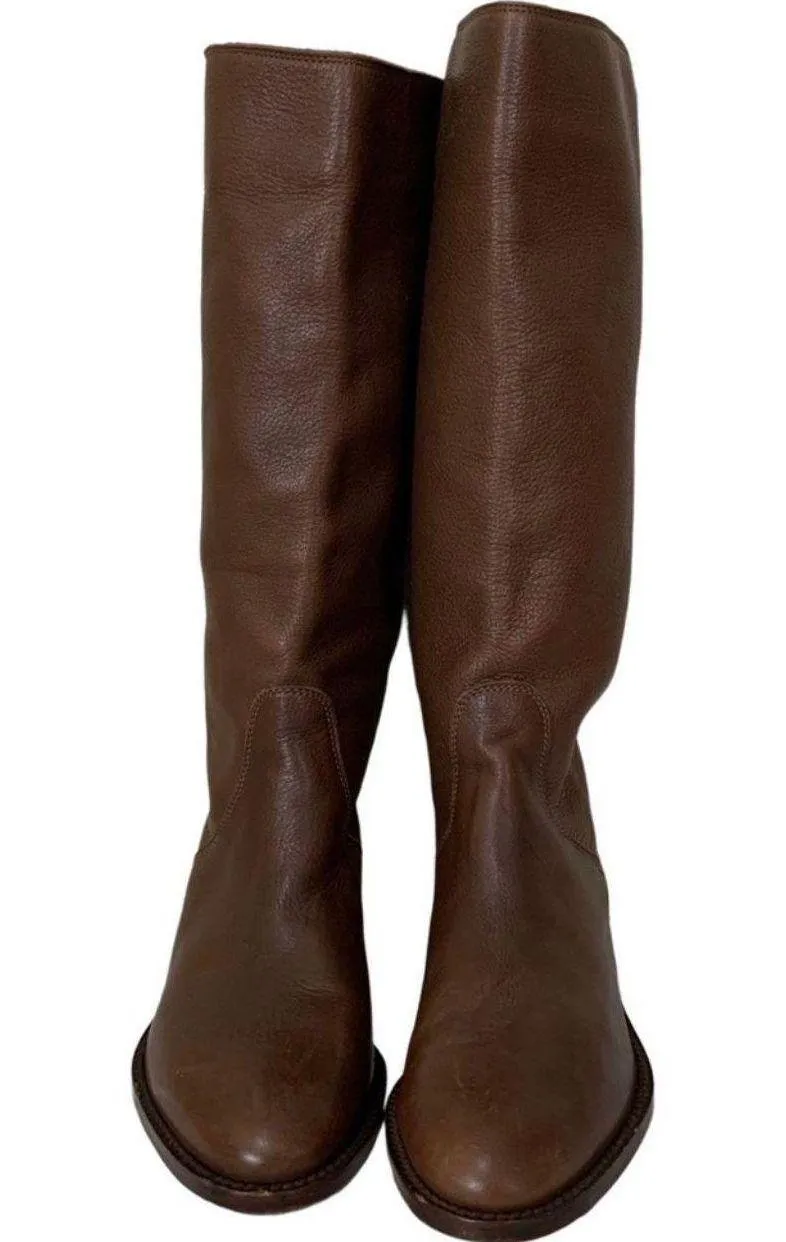 Vero Cuoio Boots Brown Size 5.5 - Image 2