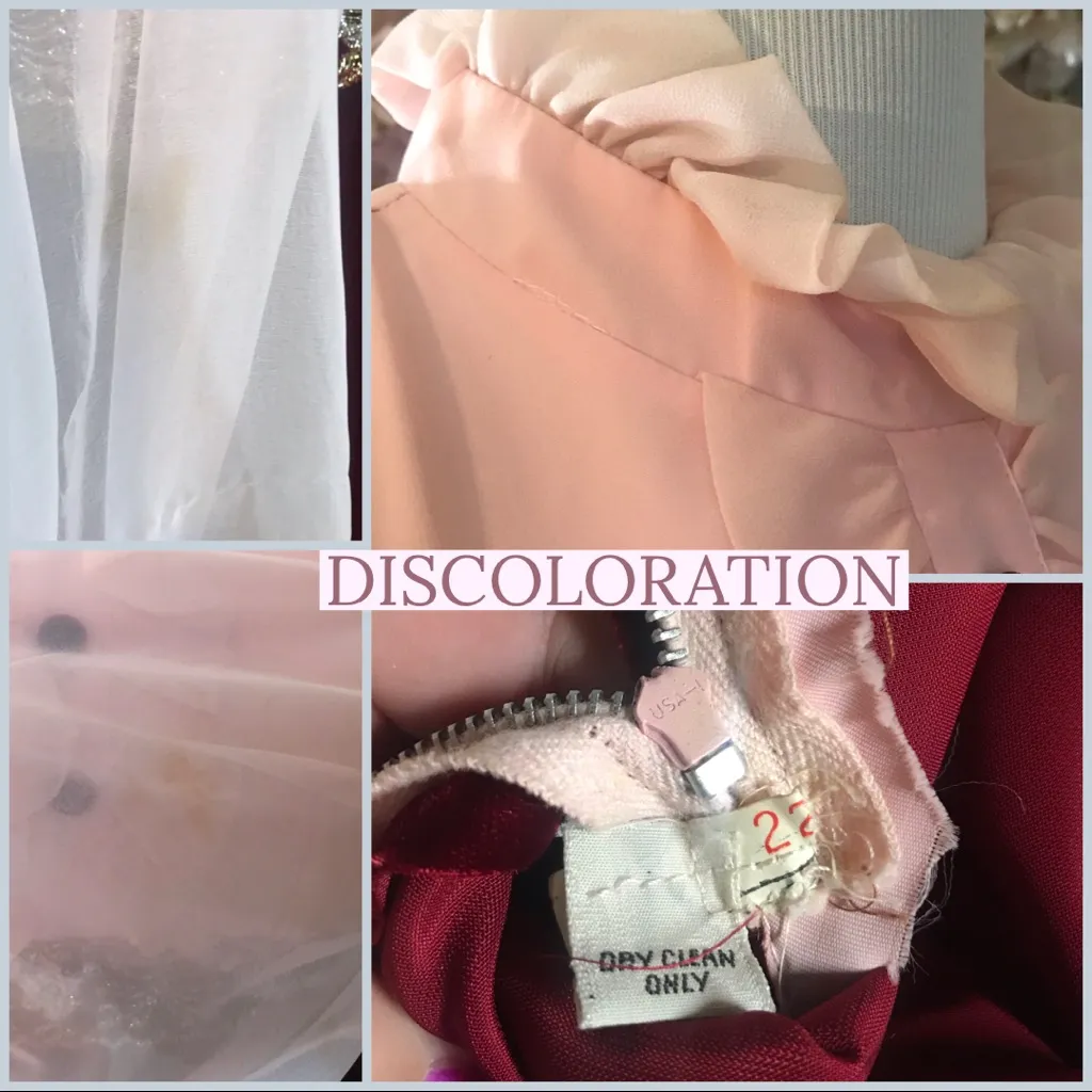 VINTAGE CIRCA 1960'S/70'S VELVET & CHIFFON EDWARDIAN - Image 12