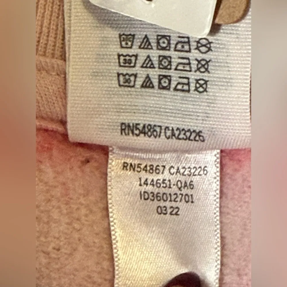 NWT Victoria’s Secret PINK Varsity Notch Crewneck - Size M - Coral Tie-Dye - Image 9