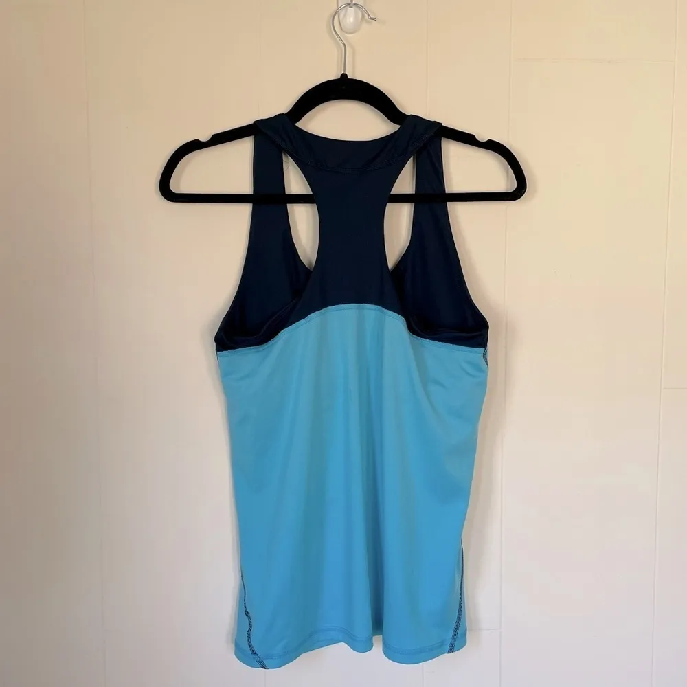C9 by Champion Fitted Racer Back Athletic Tank Top Size Large Blue teal - Image 3