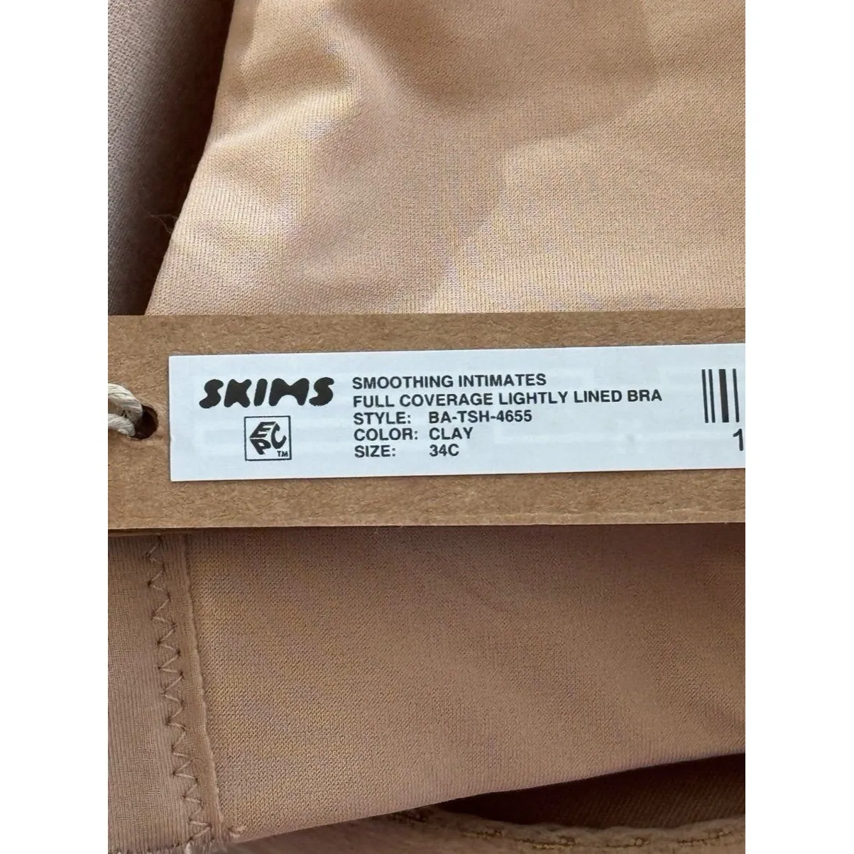Skims Smoothing Intimates Full Coverage Lightly Lined Bra Clay Size 34C - Image 8