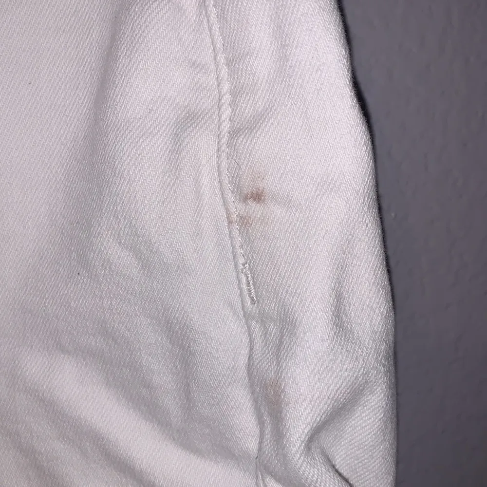 Old Navy  white O.G. Straight Secret smooth pockets high rise jean shorts - Image 2