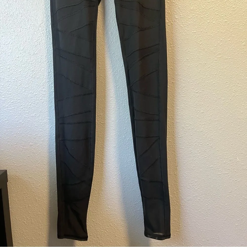 Lululemon Wunder Under Hi Rise Tech Mesh 28” Black - Image 9