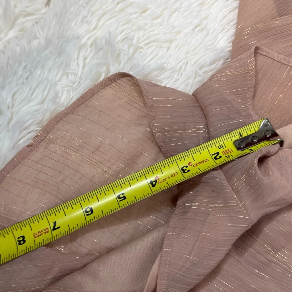 Show Me Your Mumu Vero Sparkle & Shine High-Rise Flowy A-Line Swing Shorts Boho - Image 7