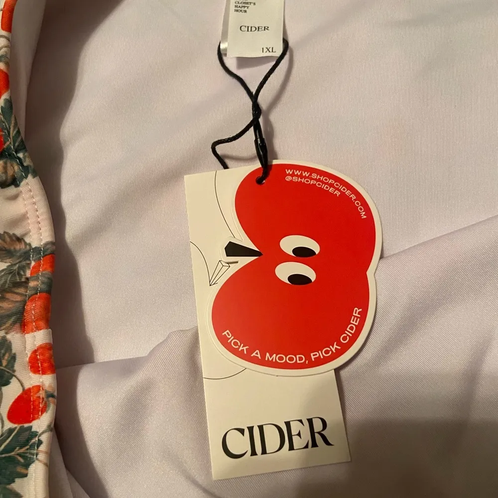 Cider High Rise Strawberry Print Bikini Bottoms - Image 2