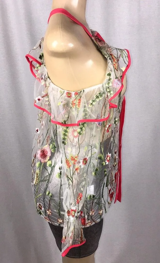 Vintage Style Floral Top - Image 3