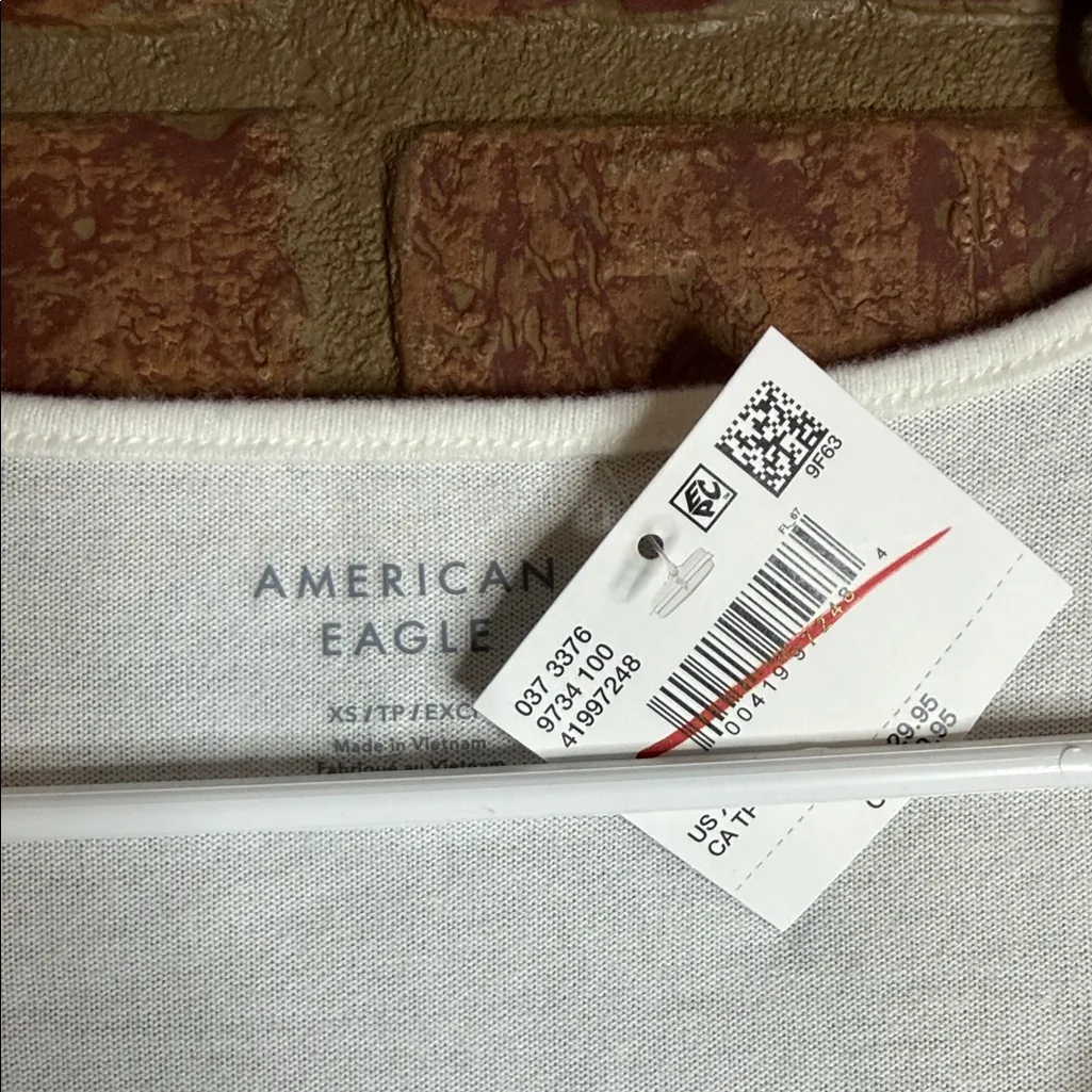White American eagle  Long Sleeve Bodysuit - Image 4