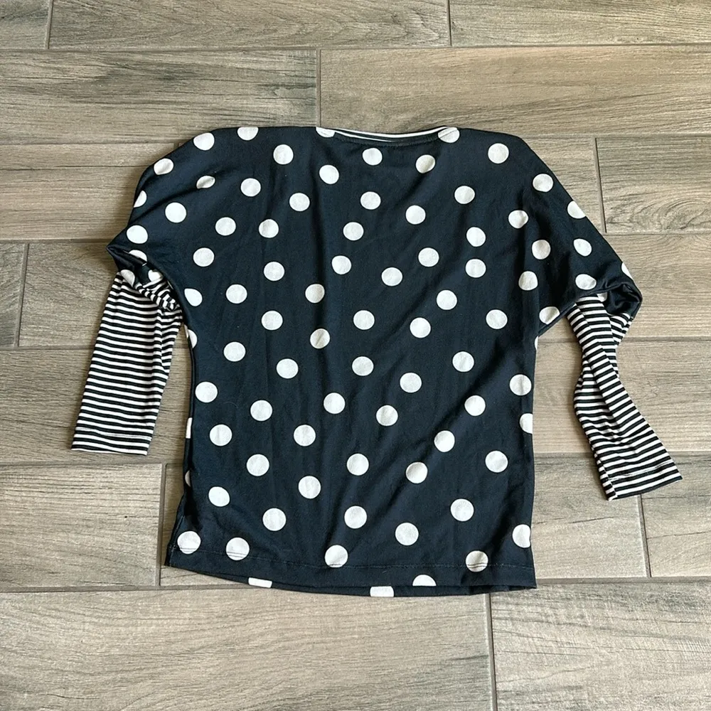 Nally & Millie polka dot thin sweater Black Size undefined - Image 4