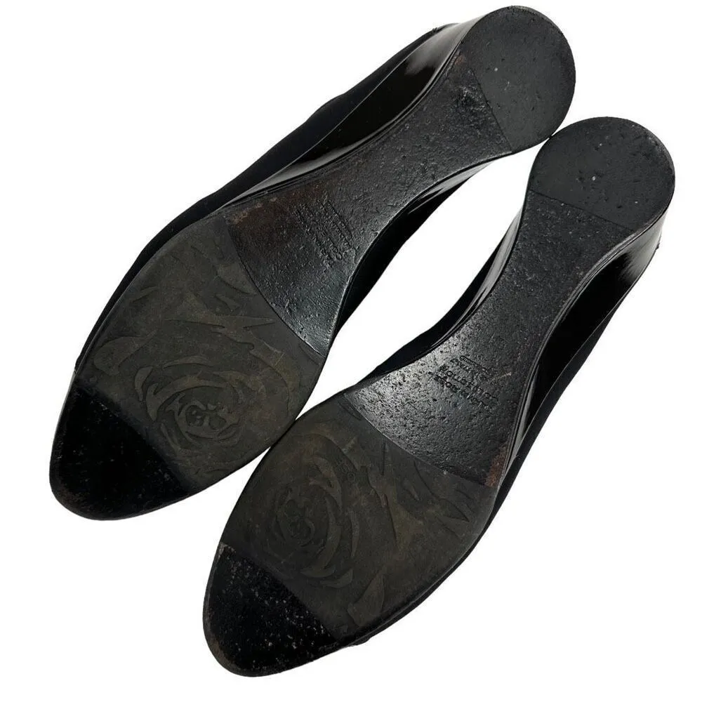 Taryn Rose Women's Camila Demi-Wedge Patent Leather Booties - Image 4