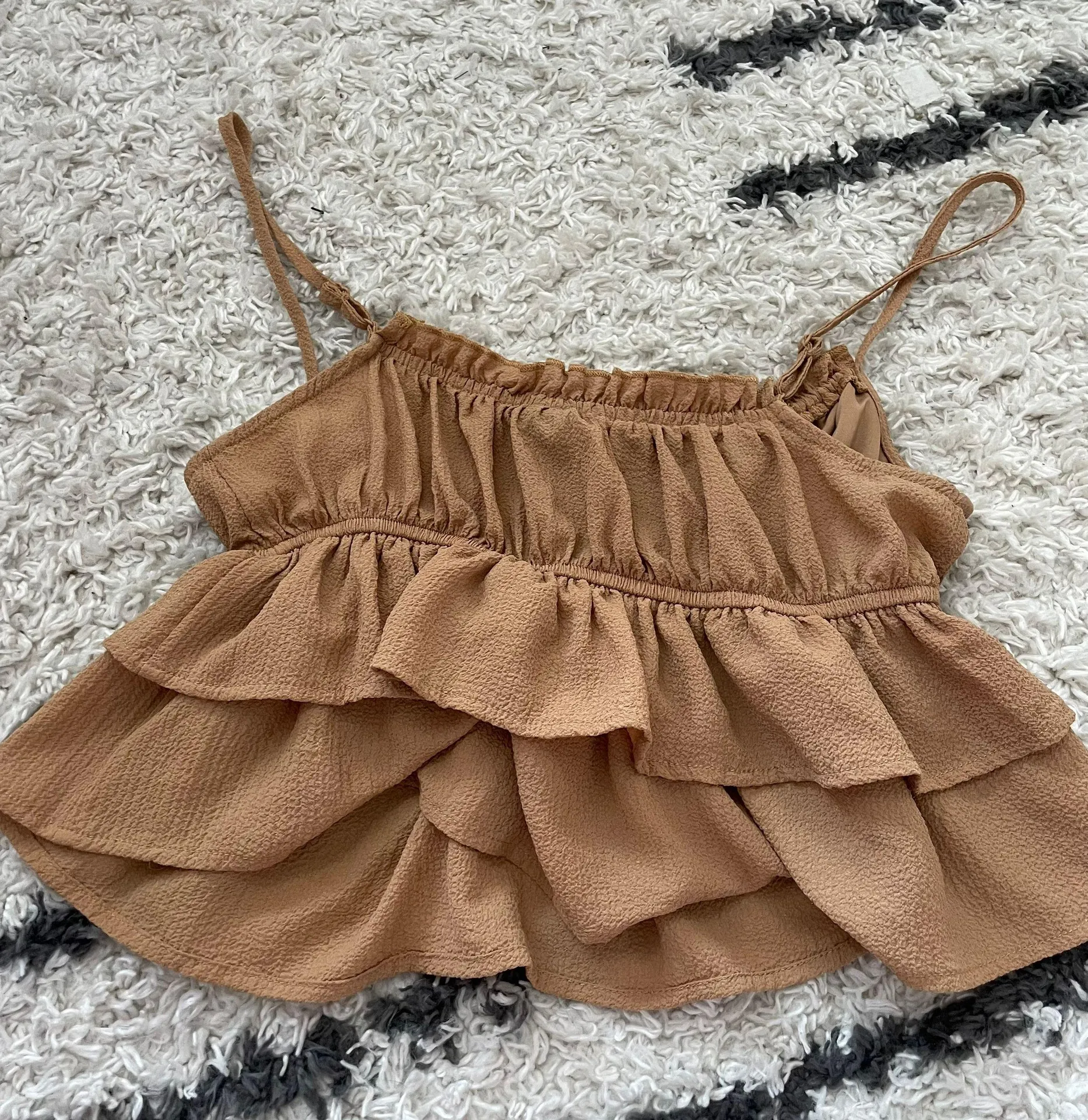 Ruffle Crop Top - Image 3