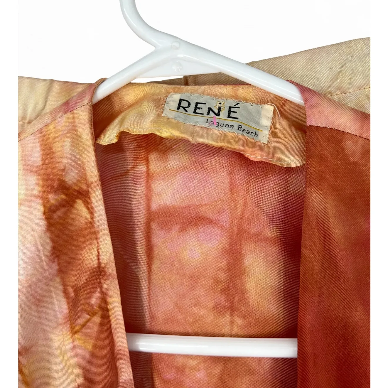 RENE' Ruiz S Set Top Wide Leg Pants Trouser 2 Piece Satin Cropped Blouse LUXURY Pink - Image 5