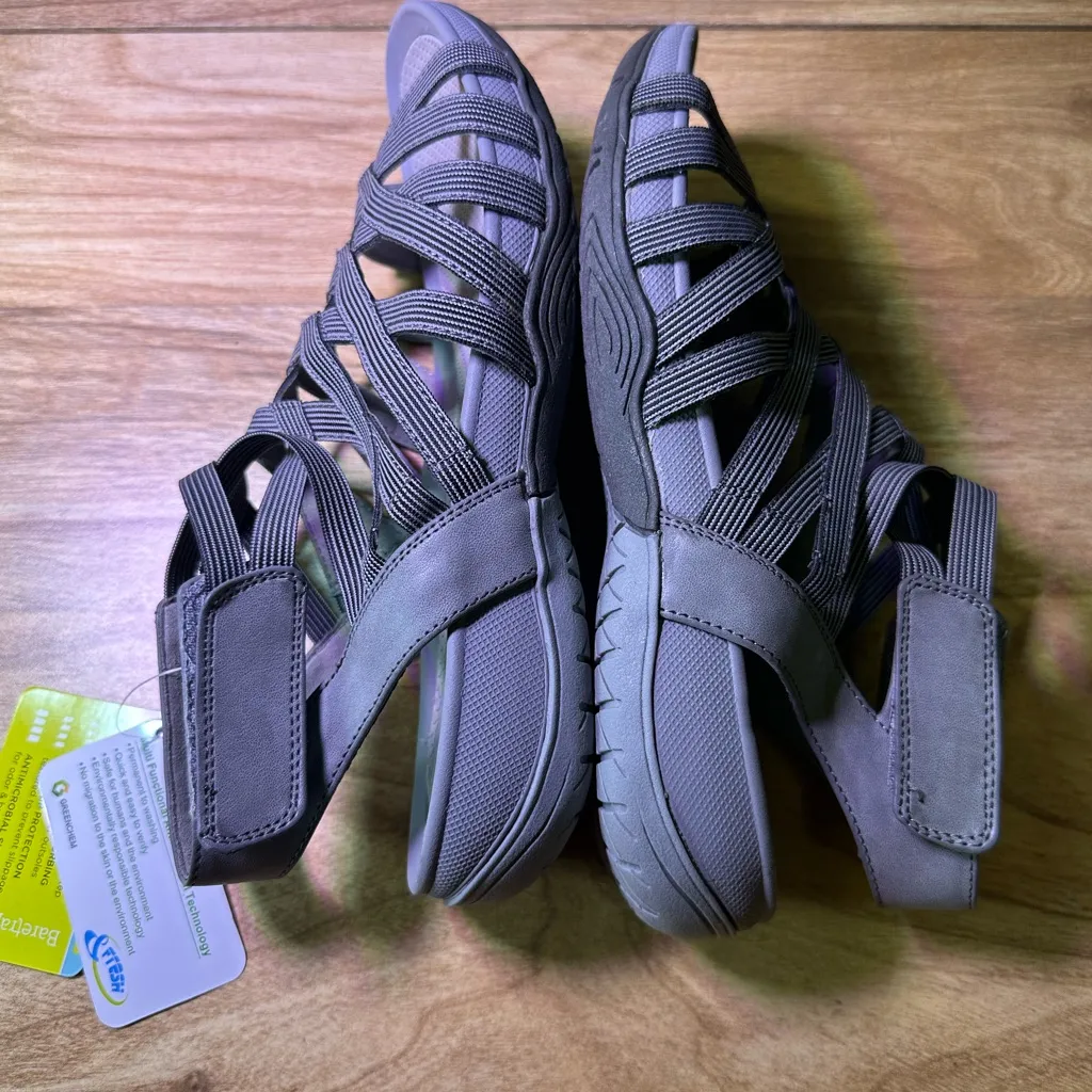 Baretraps  Taupe Suede Sandals - Image 10