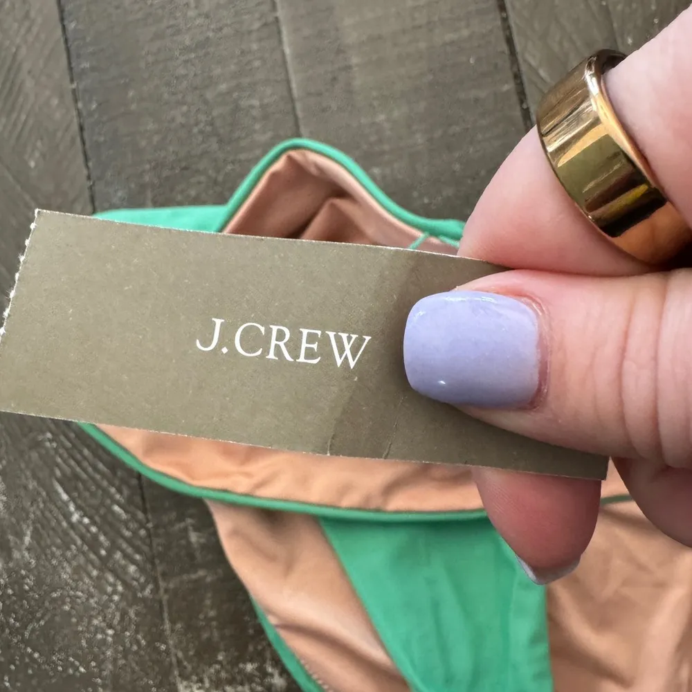 J.CREW RE-IMAGINED NWT‎ Kelly Green High-Waisted Bikini Bottom Size S - Image 4