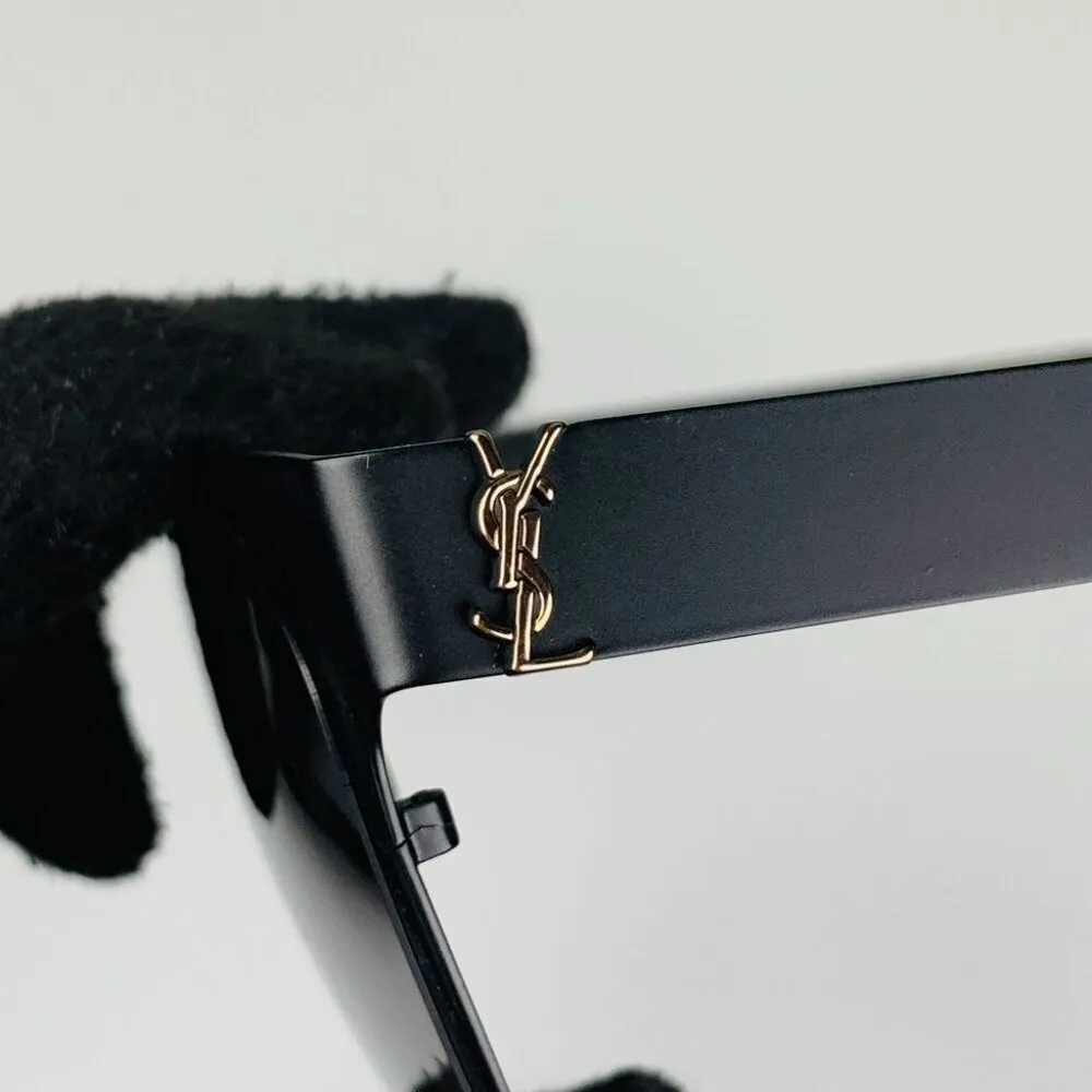 NIB Saint Laurent Grey Square Ladies Sunglasses SL M41 - Image 6