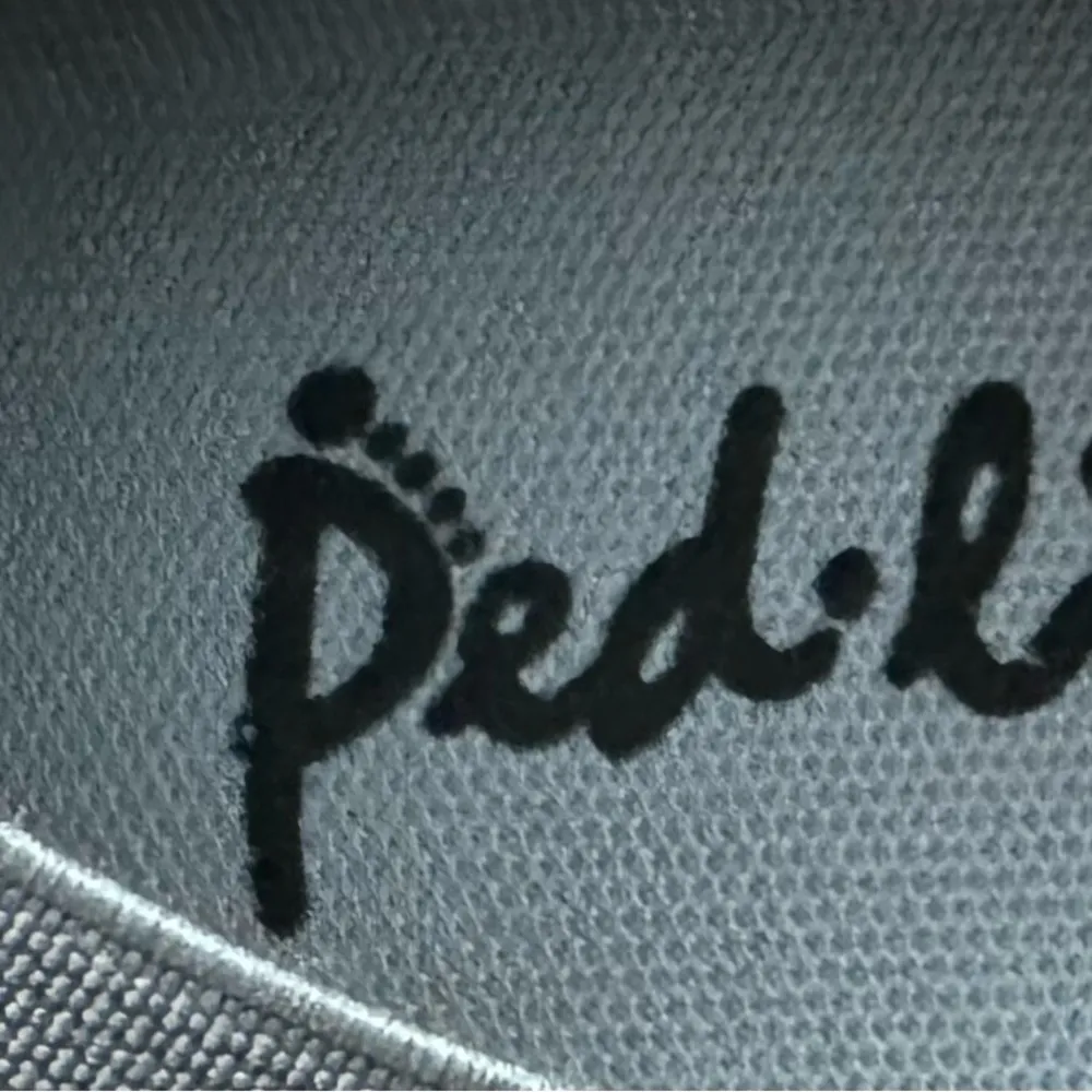 NWT Ped Lite Rose gray Y2K trendy fabric Mary Jane shoes size 9W preppy academia - Image 13