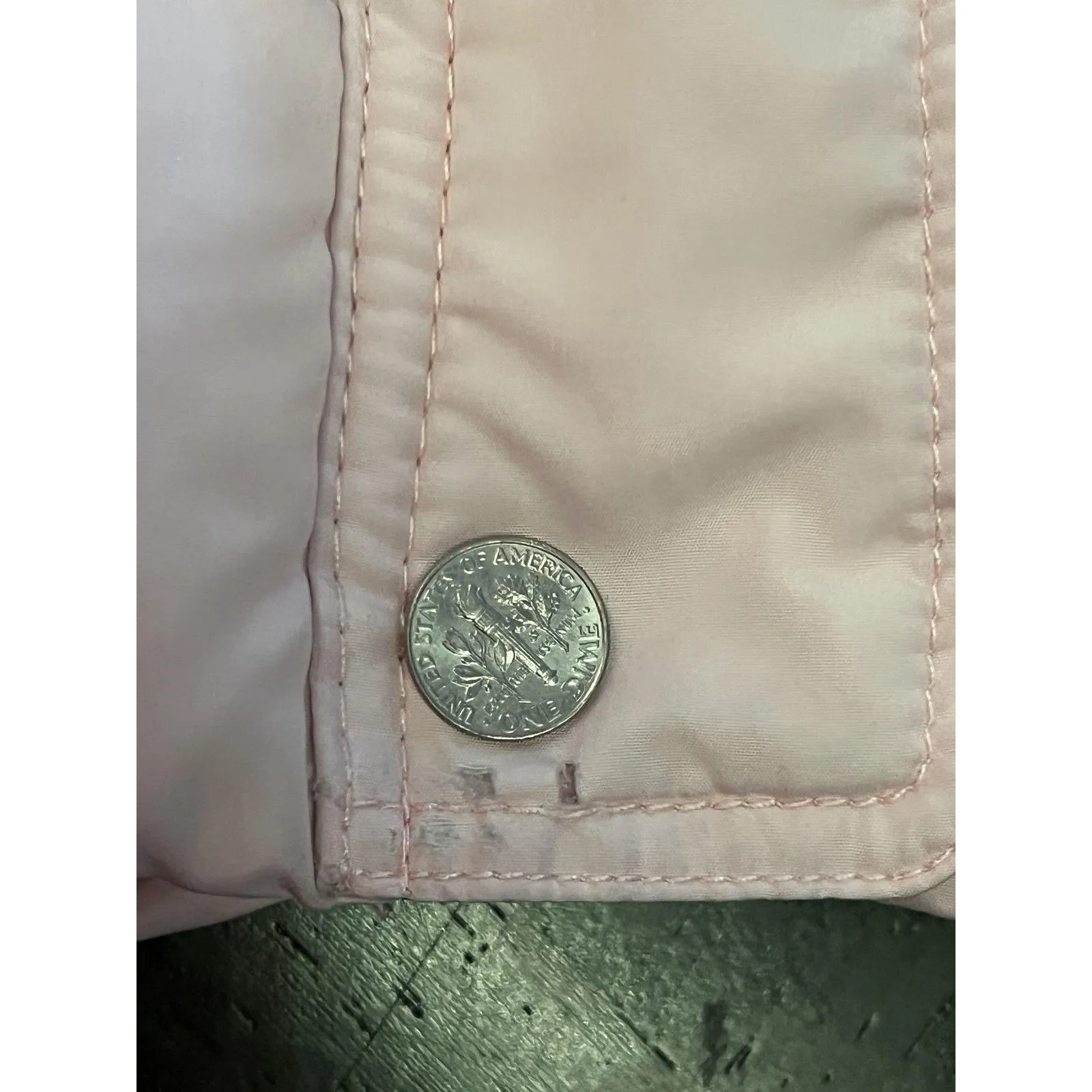 Oodji Super Active Puffer Vest Womens Small Pink Quilted Zip Snap High Collar - Image 7