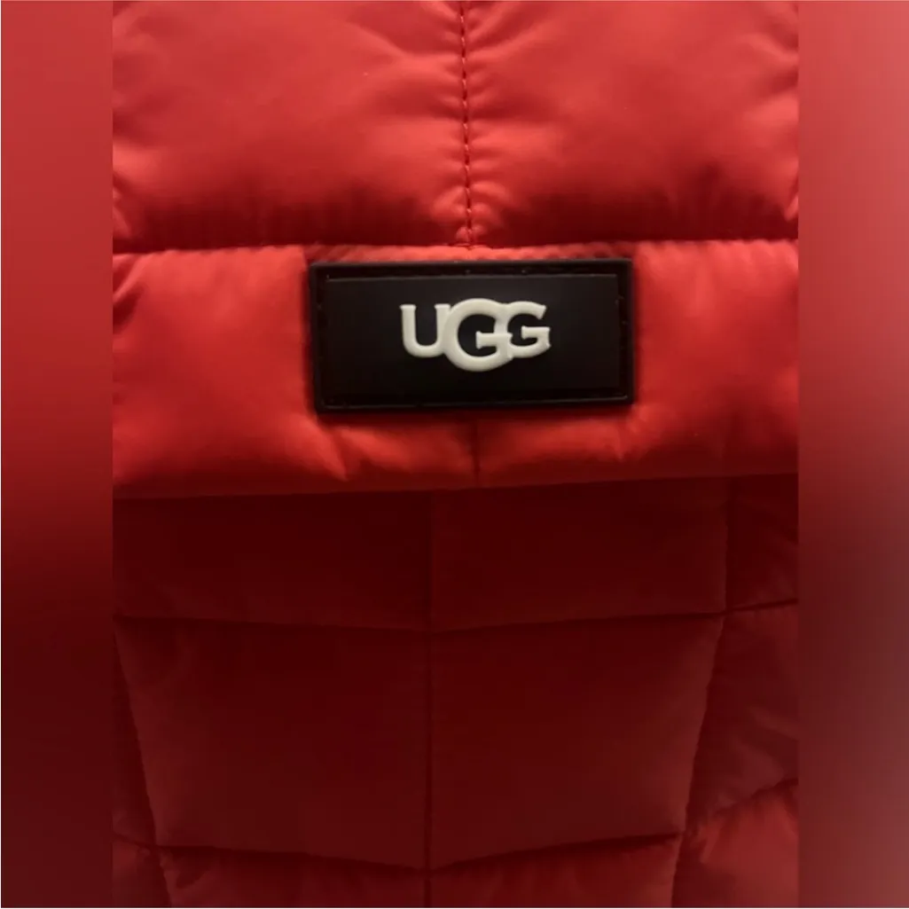 UGG Adaya Backpack Puff Women's Red Quilted Puffer Mini - Image 8