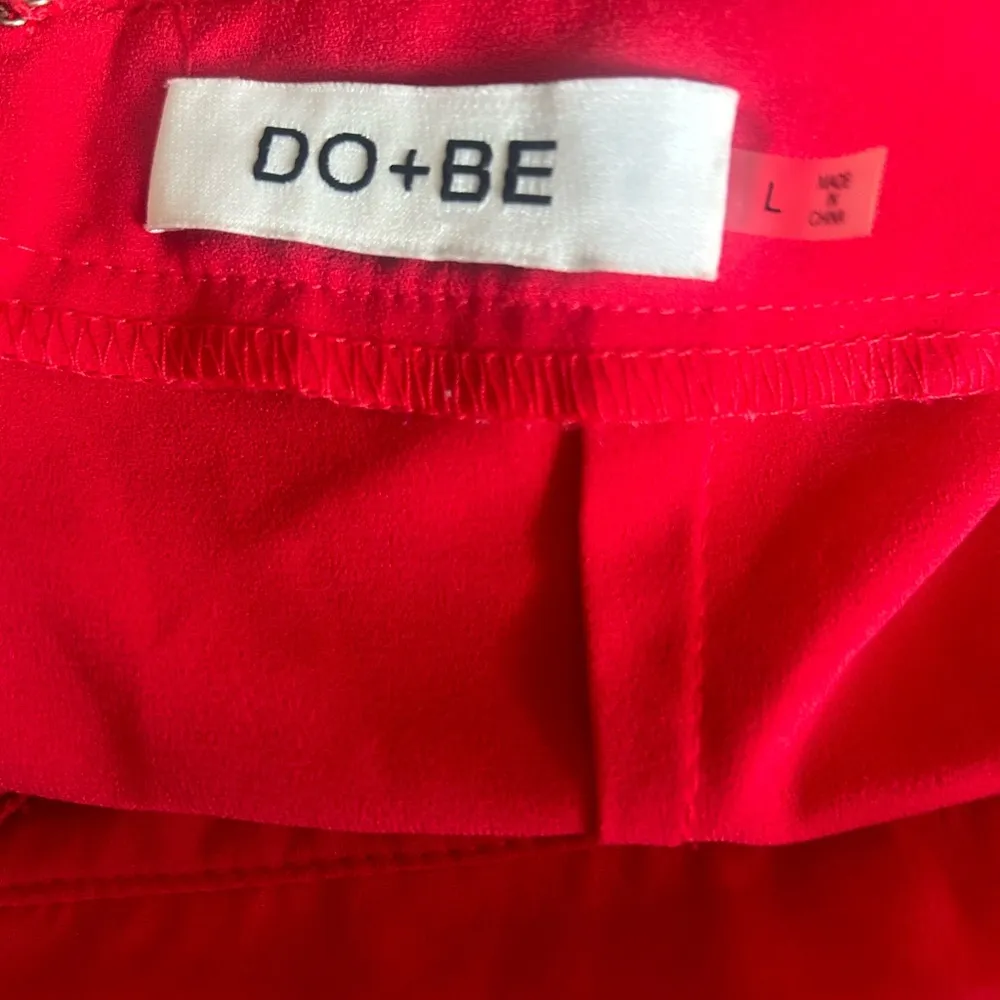 Do + Be Red Jumpsuit size Large - Image 5
