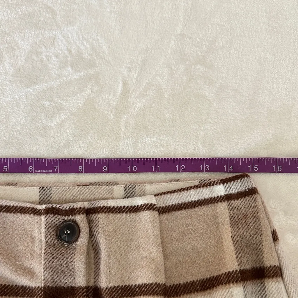 Blu Pepper  Plaid Button-Front Skirt - Image 8