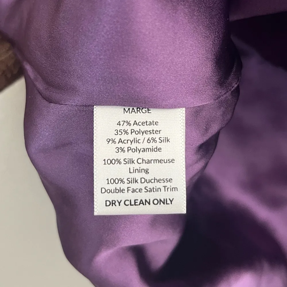 NWT MARGE Clothing Elise Textured Jaquard Pencil Skirt Silk Size 12 Women’s - Image 7