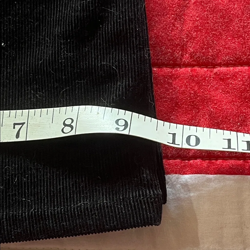 Talbots Black Corduroy Bootcut Pants with Zipper - Image 9