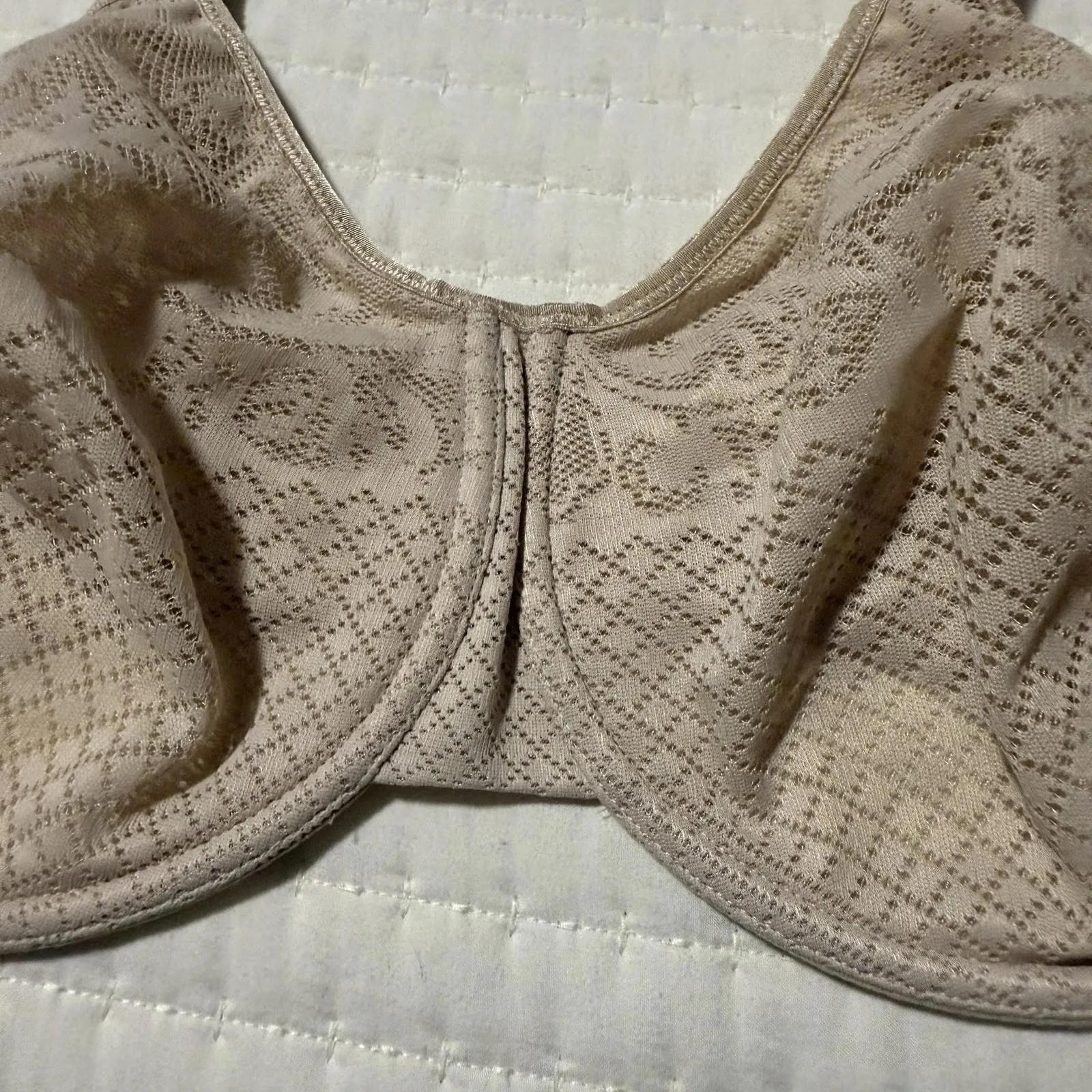 Wacoal 34G Sand Bra Underwire 857210 Full Coverage Nude Visual Effects Minimizer - Image 8