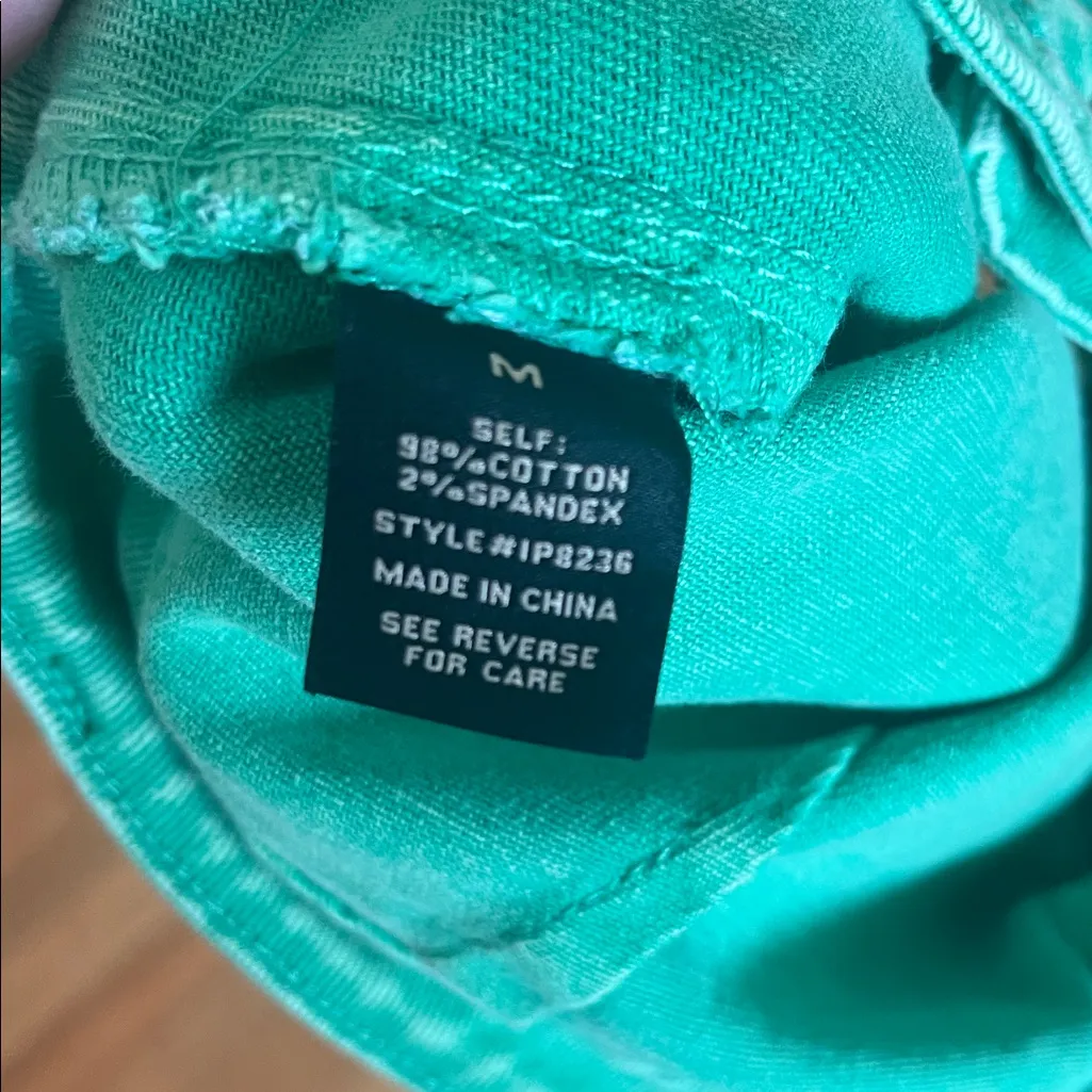 Flying Tomato Green Denim Skort with Stretch - Image 6