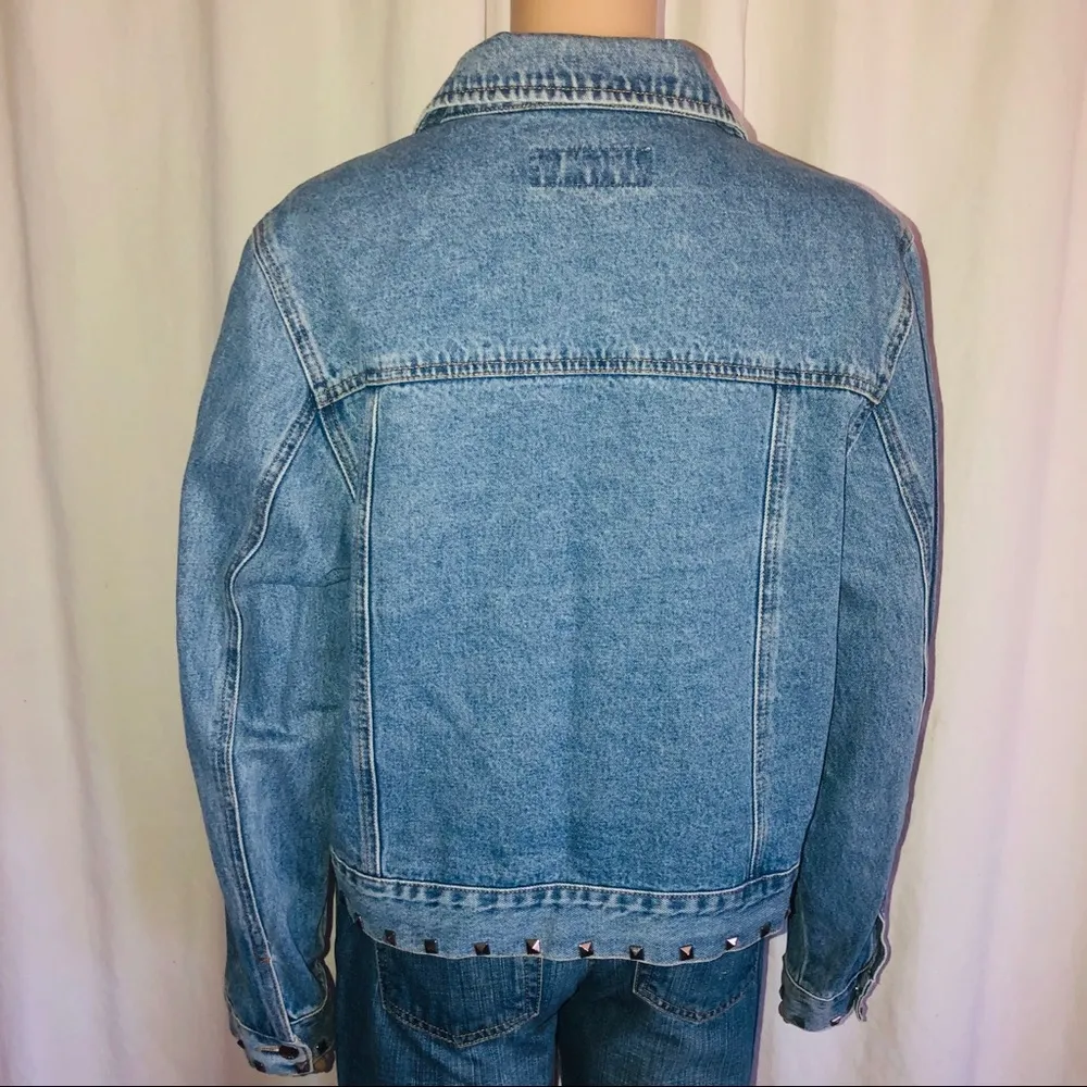 Vintage LA Blues studded denim jacket - Image 6
