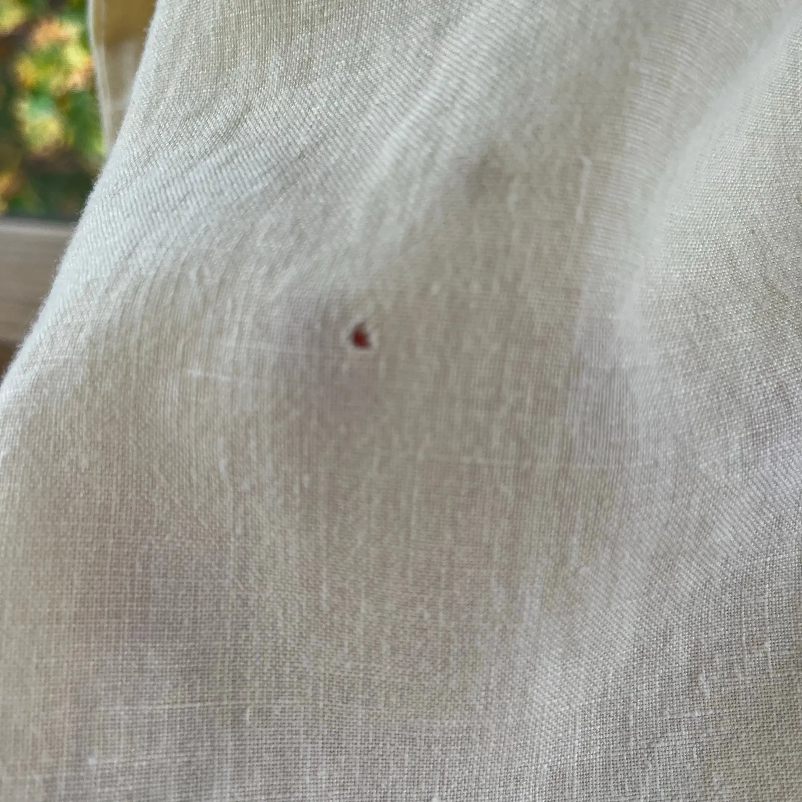 Bryn Walker Women's Yellow 100% Linen Oversized Top Size L - Image 3