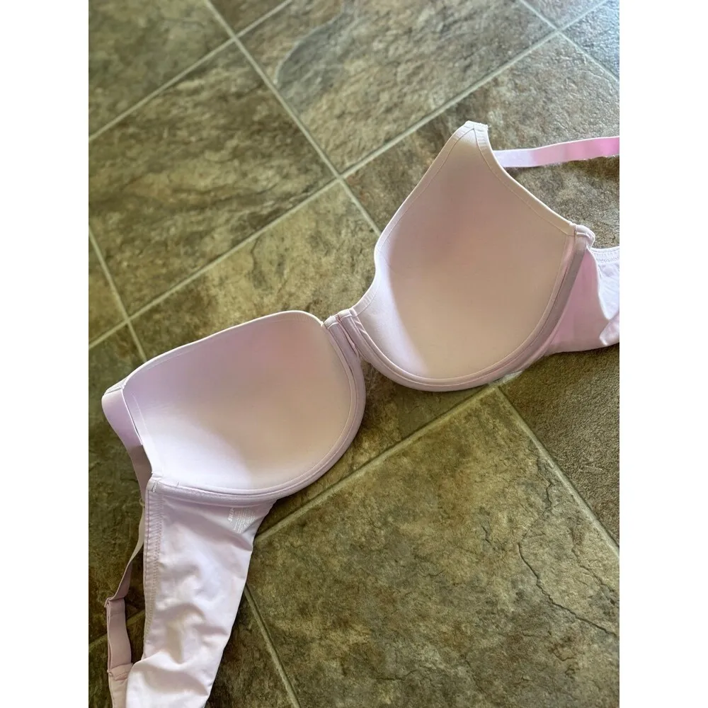 Skims Fits Everybody Scoop Plunge Bra Cherry Blossom Size 46D - Image 6