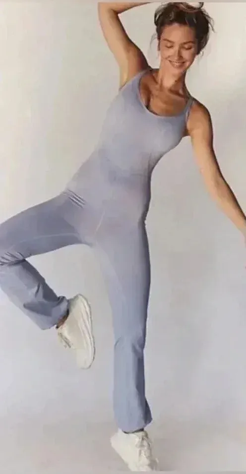 NWT FP free people movement Let’s Bounce One Piece jumpsuit purple size s - Image 1