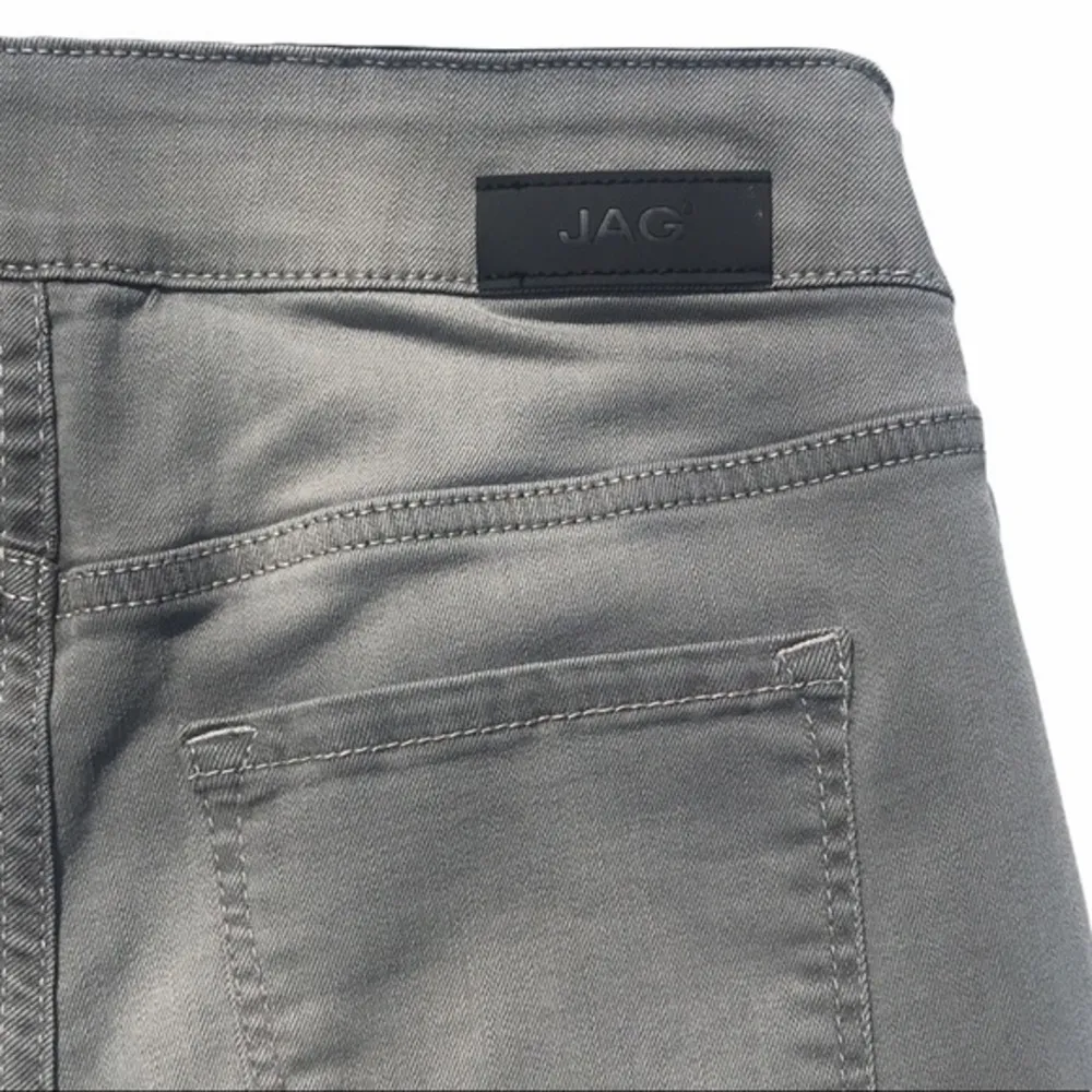 Jag Jeans High Rise Pull On Skinny Gray Jeans - Image 11