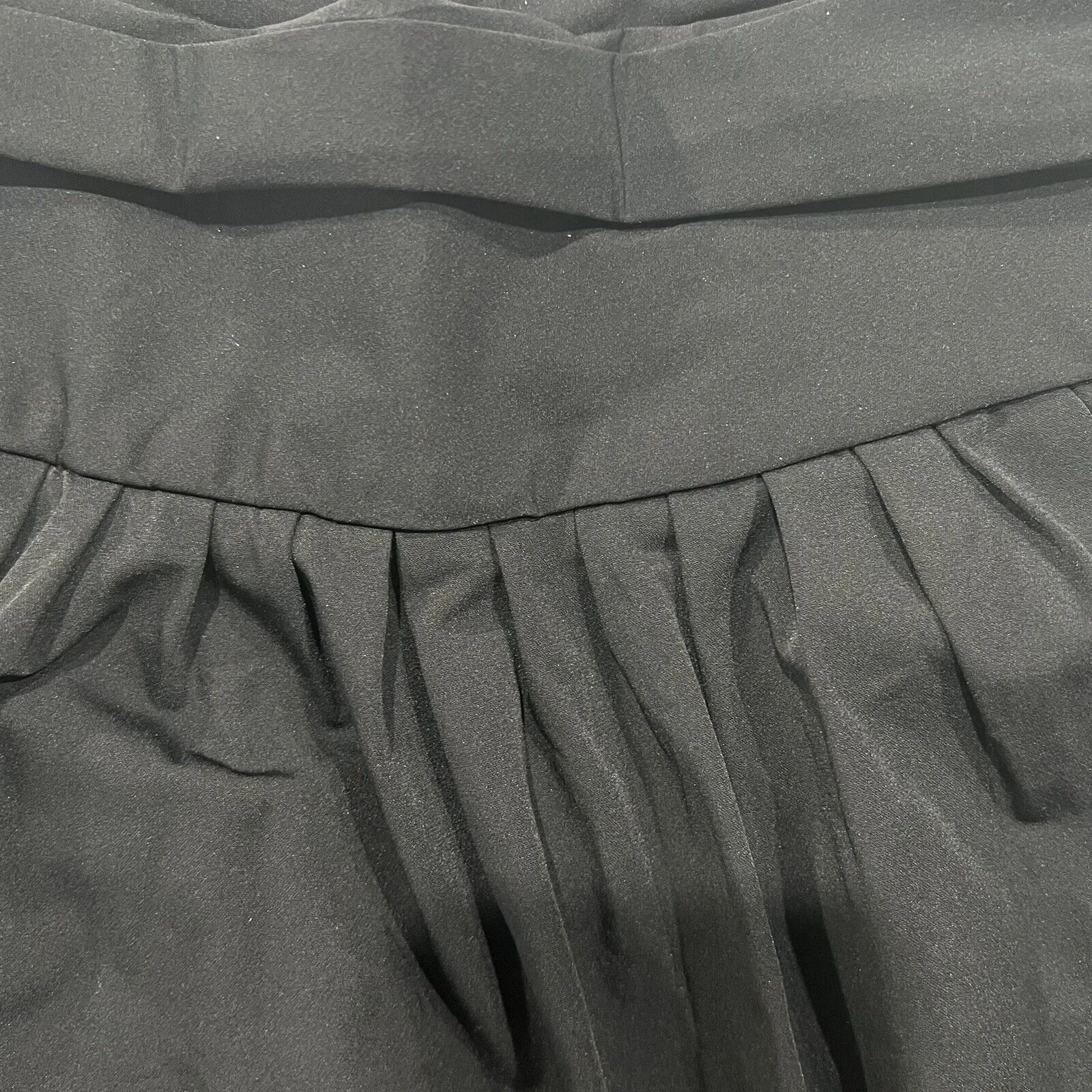 Diane Von Furstenberg Size 2 Skirt Ginsberg Mini Women’s Black Pockets Short DVF - Image 5