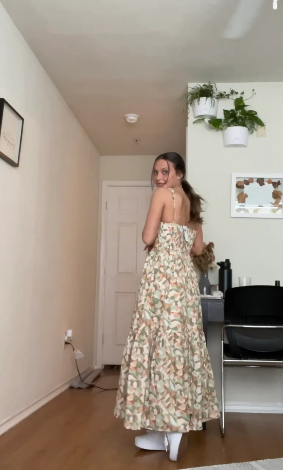 Knotted Strap Maxi Dress - Image 2