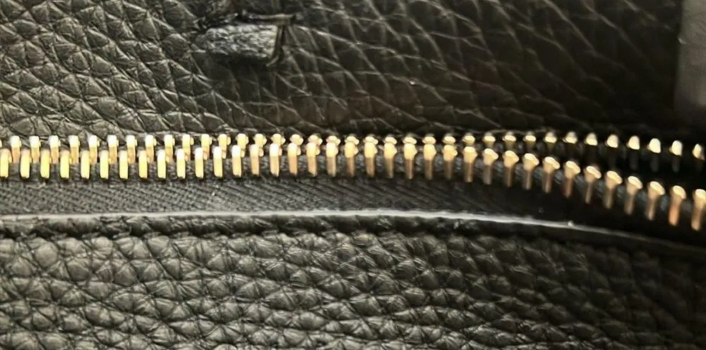 Chloé Deia Medium Hobo Bag in Grained Calf Skin Black, EXCELLENT! Retail $2850 - Image 10