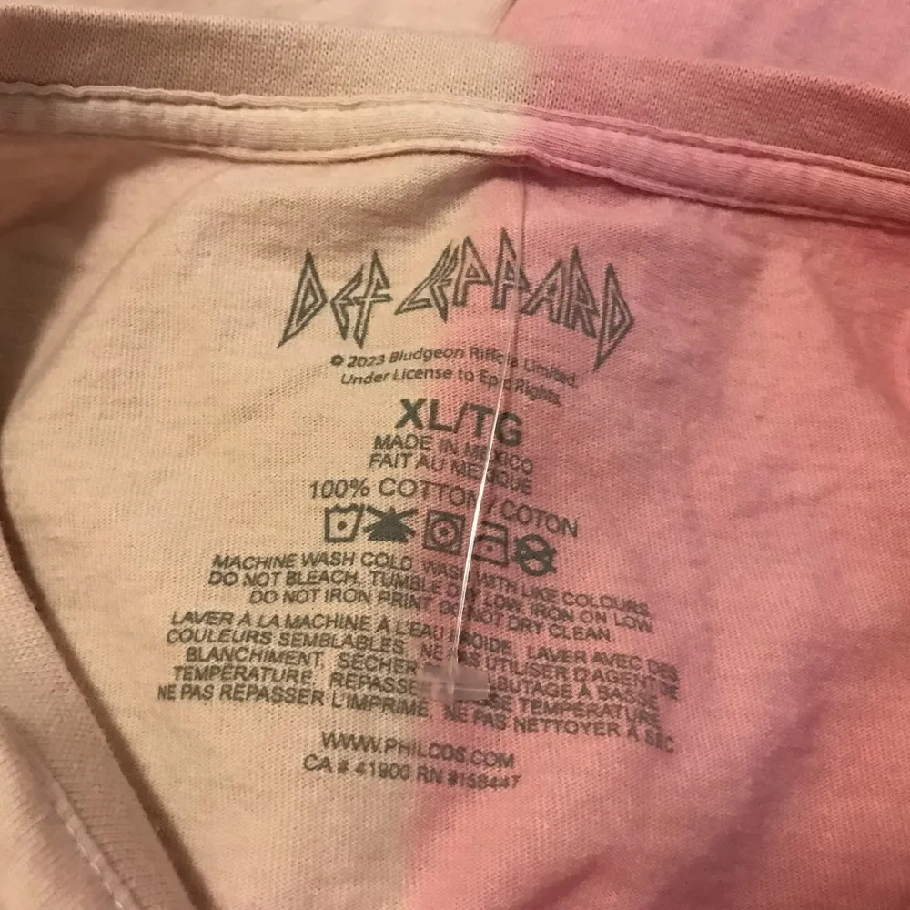 Def Leppard split Dye oversized tee - Image 8