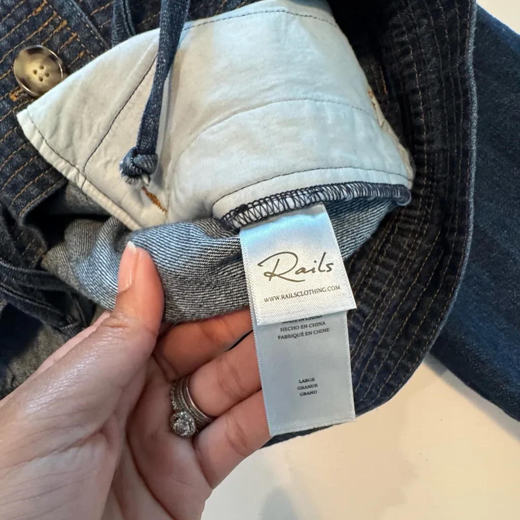 Rails Alma Jacket Dark Blue - Image 7