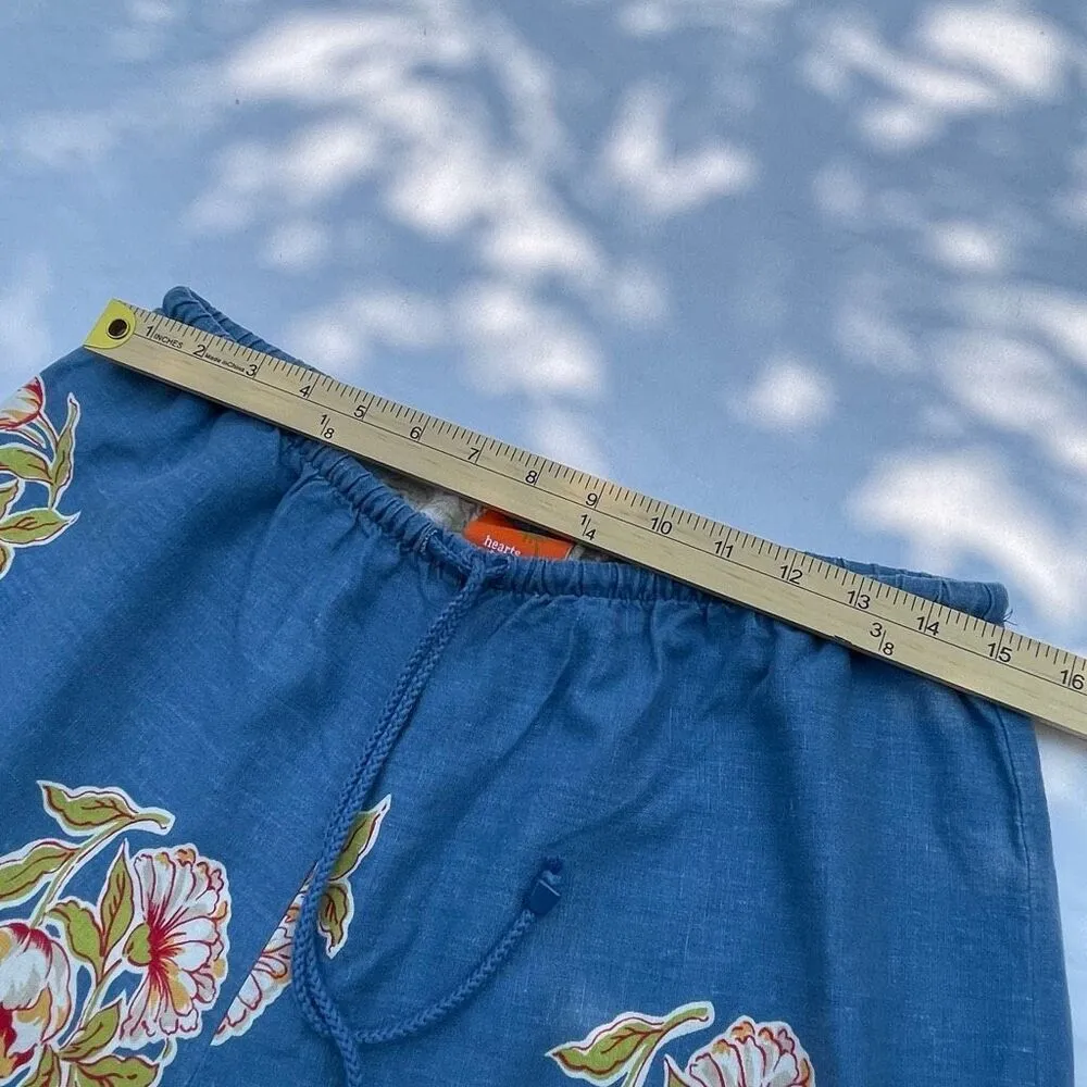 Hearts of Palm size 10 linen blend top and wide leg capris. Blue - Image 8