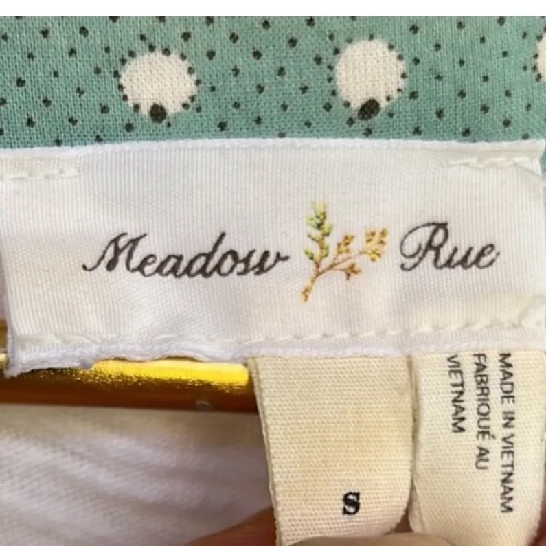 Anthropologie‎ Meadow Rue Henley White - Image 4