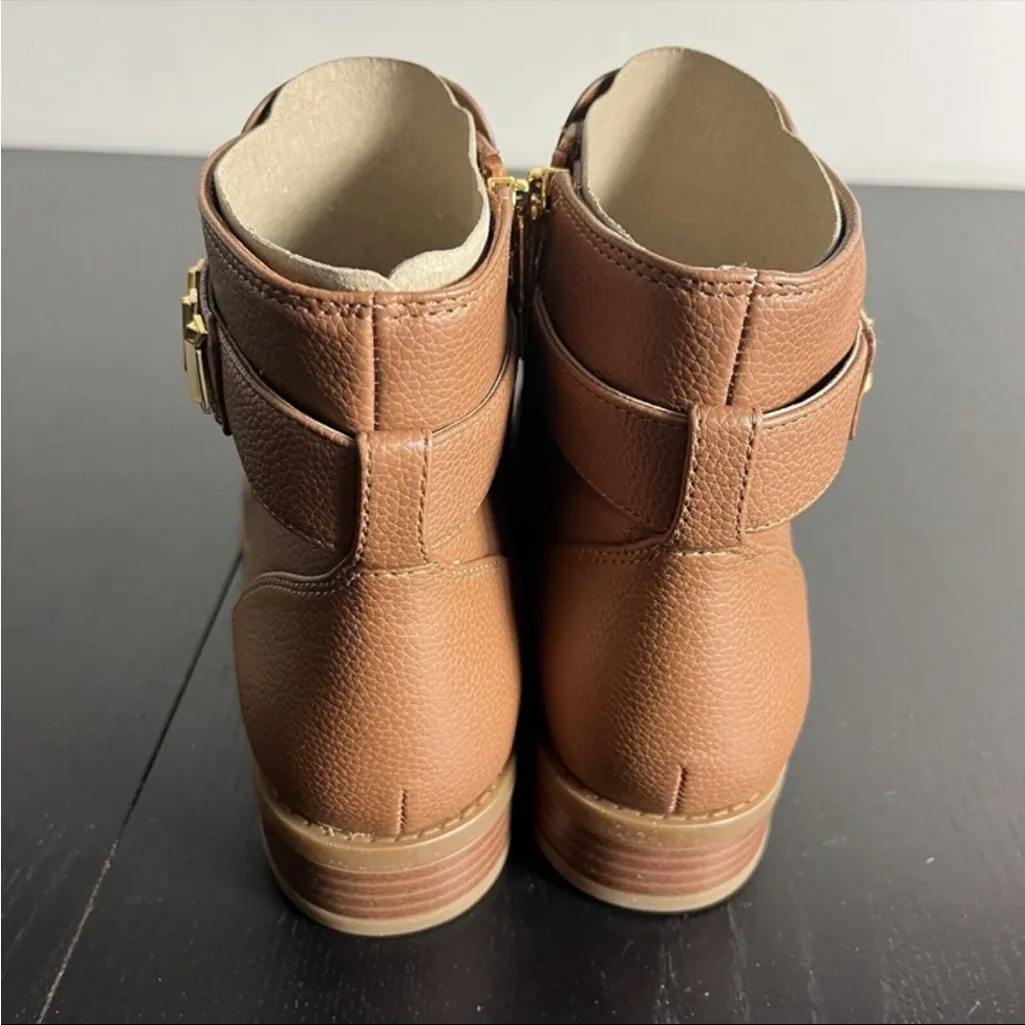Michael Kors Tan Leather Ankle Boots 8 - Image 4