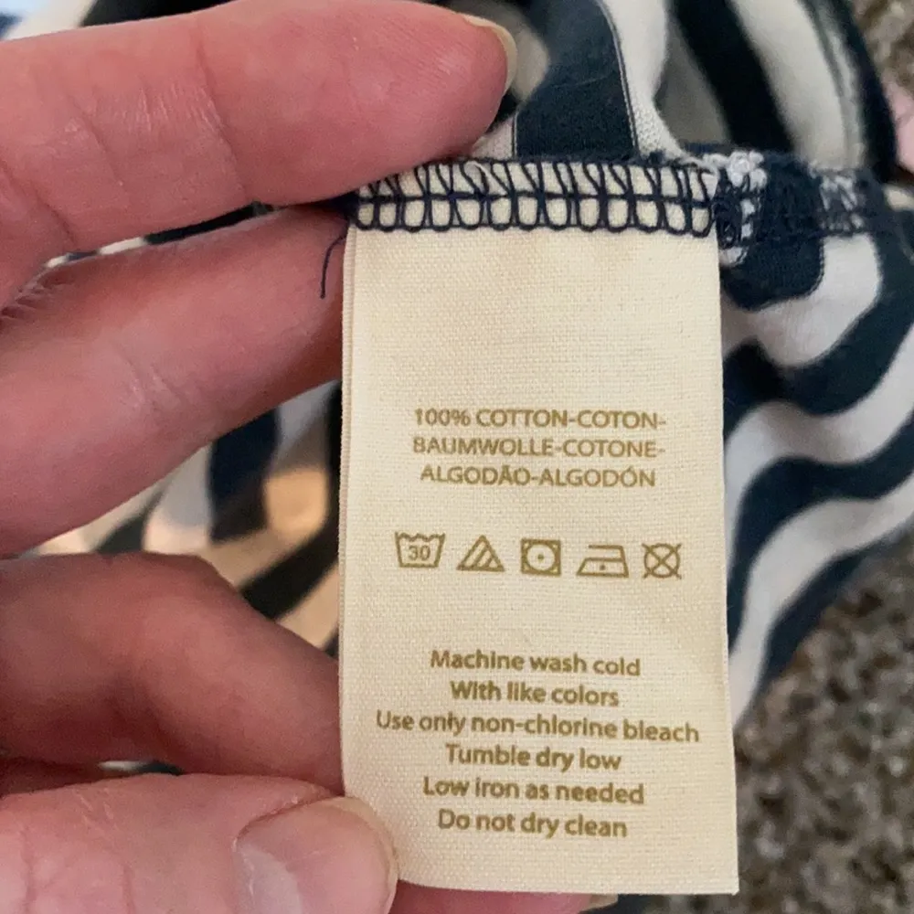 •We the Free• Striped V Neck Tee, Like New - Image 8