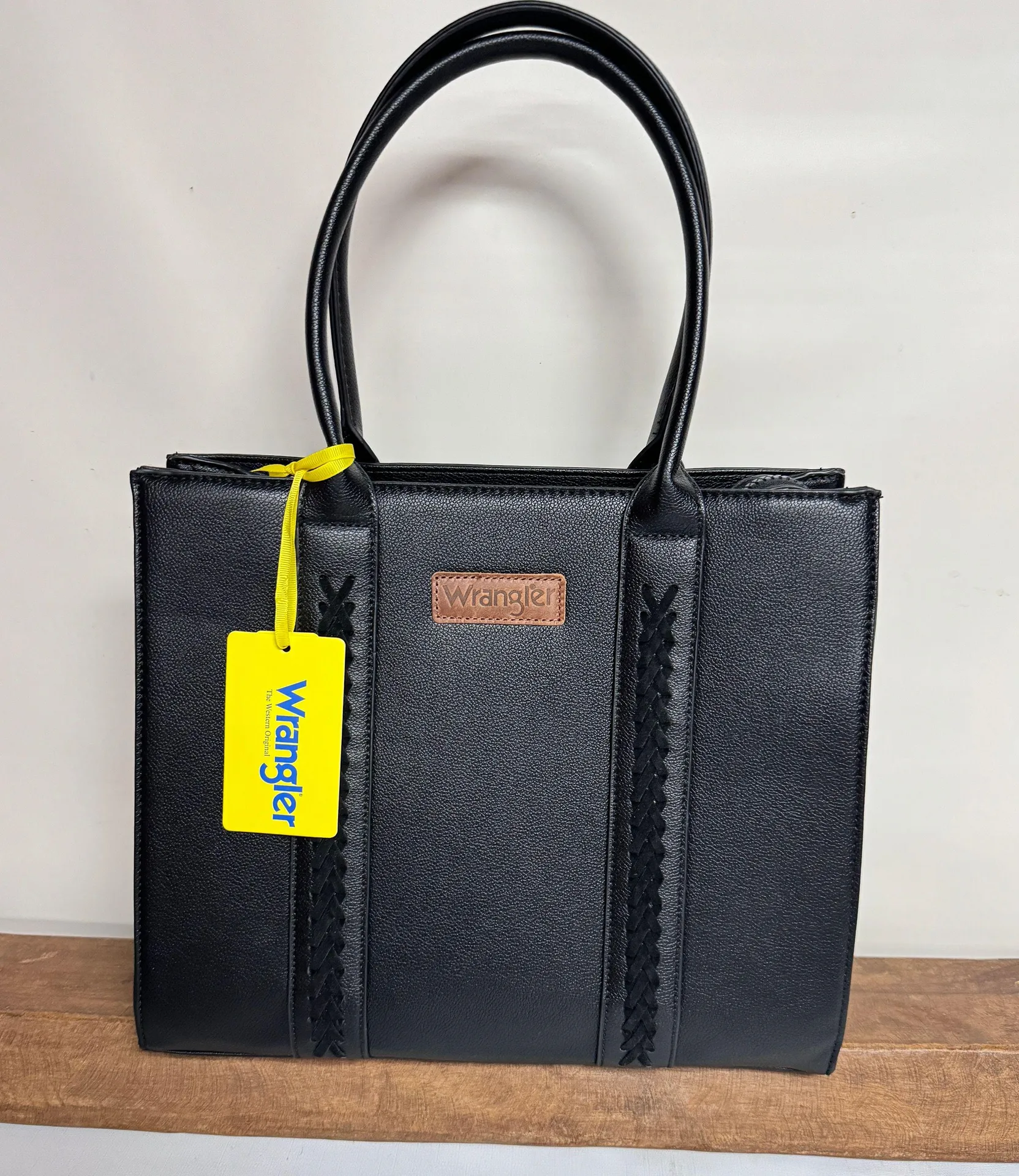 By Montana West Medium Size Black Tote Bag - Image 2