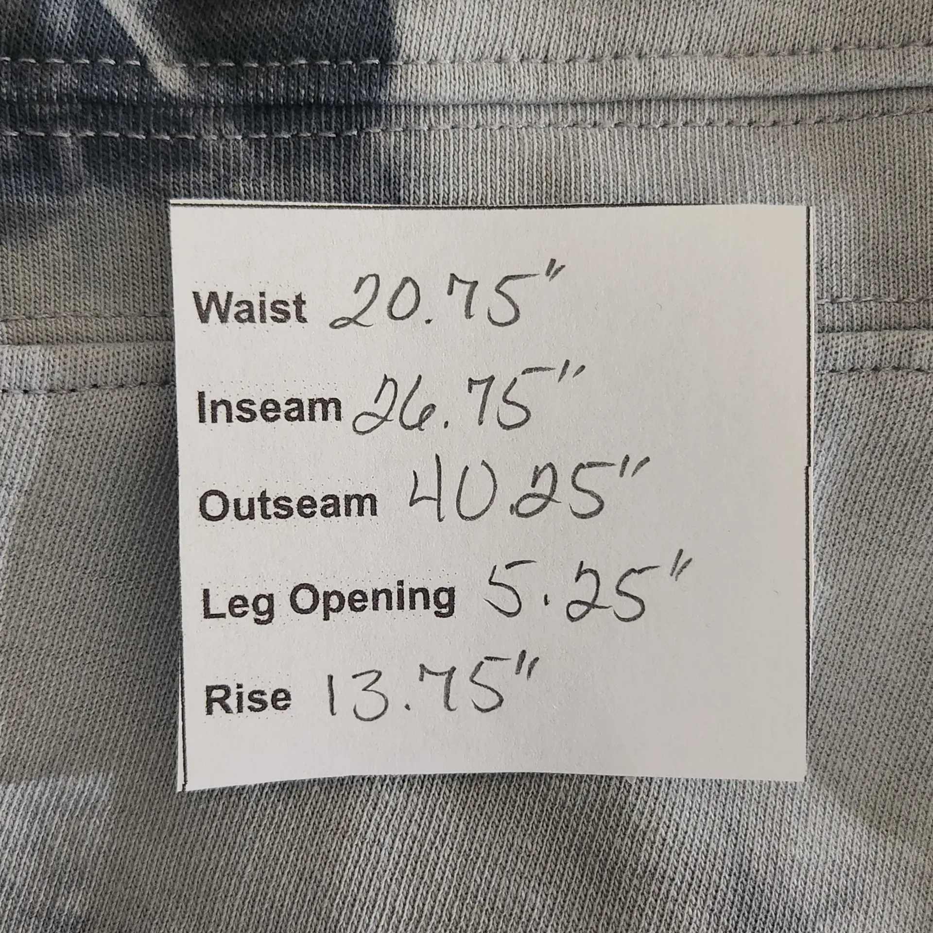 Zelos Gray Tie-Dye Joggers Size 3X Women's Gray Tie-Dye Joggers - Image 2