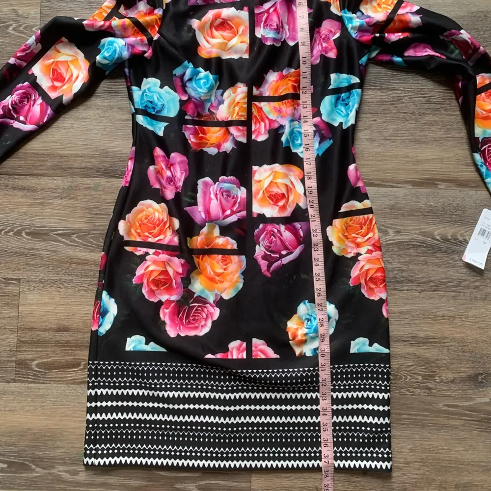 NWT Julia Jordan Long Sleeved Floral Knee Length Dress 10 - Image 7