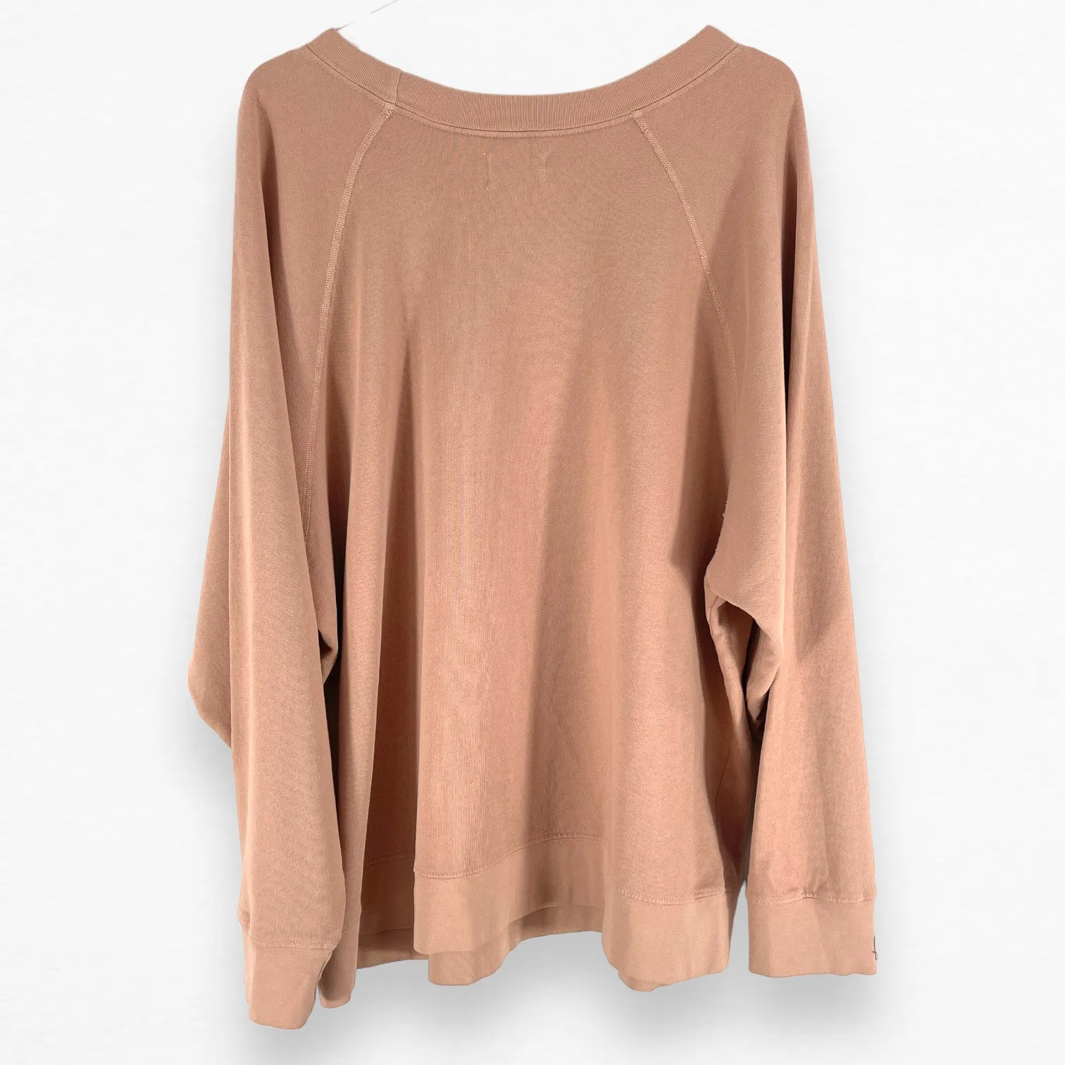 Mate The Label Size 3X Rose Pink Organic Terry Sweatshirt New With Tags - Image 3