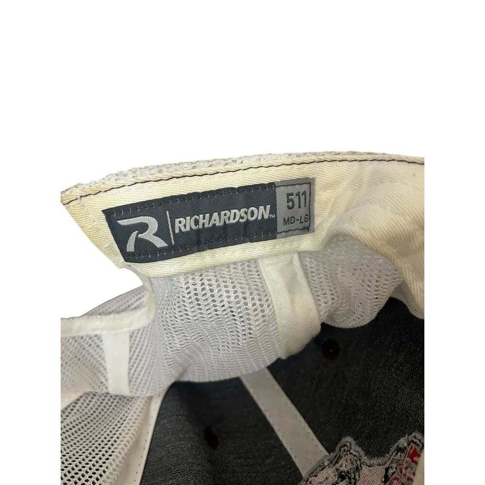 Richardson 511 State University of New York at Potsdam embroidered trucker hat Red - Image 5