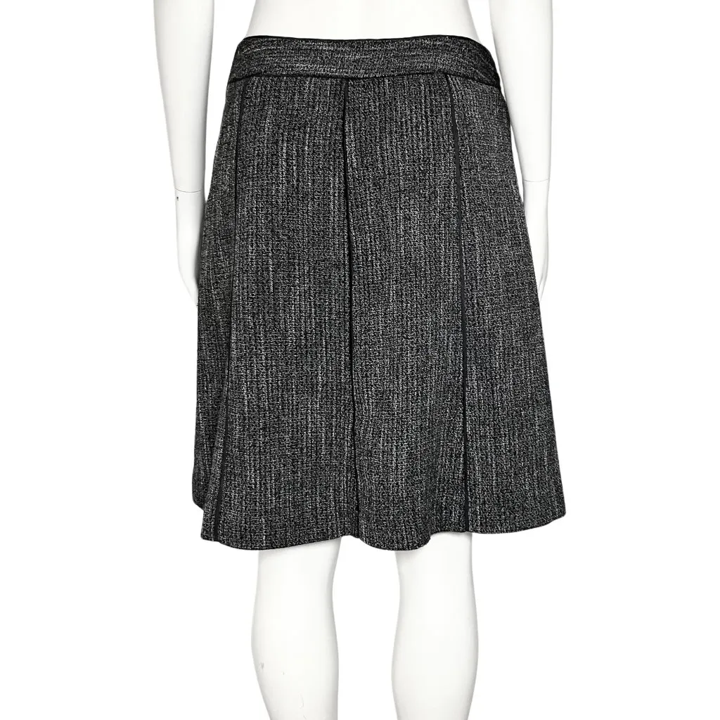 Ann Taylor Black Tweed A Line Skirt. XS 2. Office Chic Preppy Fall Classic Twee - Image 6