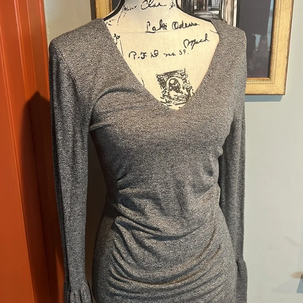 Express Body-Con Bell-Sleeve Dress (M) - Image 2