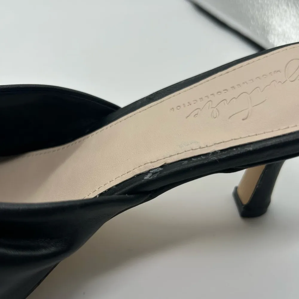 Journee Signature Sandals Women 11 Black Finlee Leather Dress Nordstrom $149 NEW - Image 12